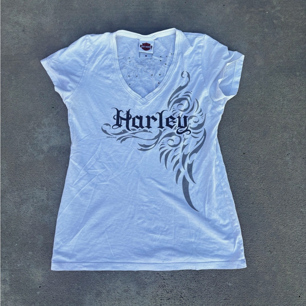 Harley Davidson Women’s White Shirt